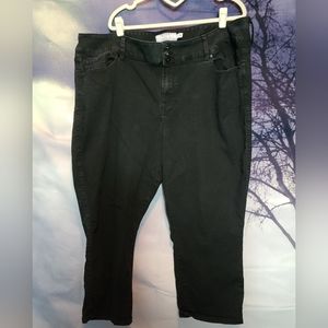 Torrid black denim jegging crop jeans pants plus sz 26